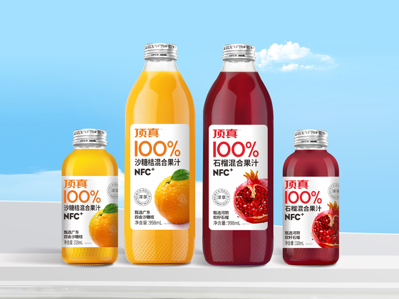 頂真推出100%混合果汁，千億級飲品市場再添生力軍